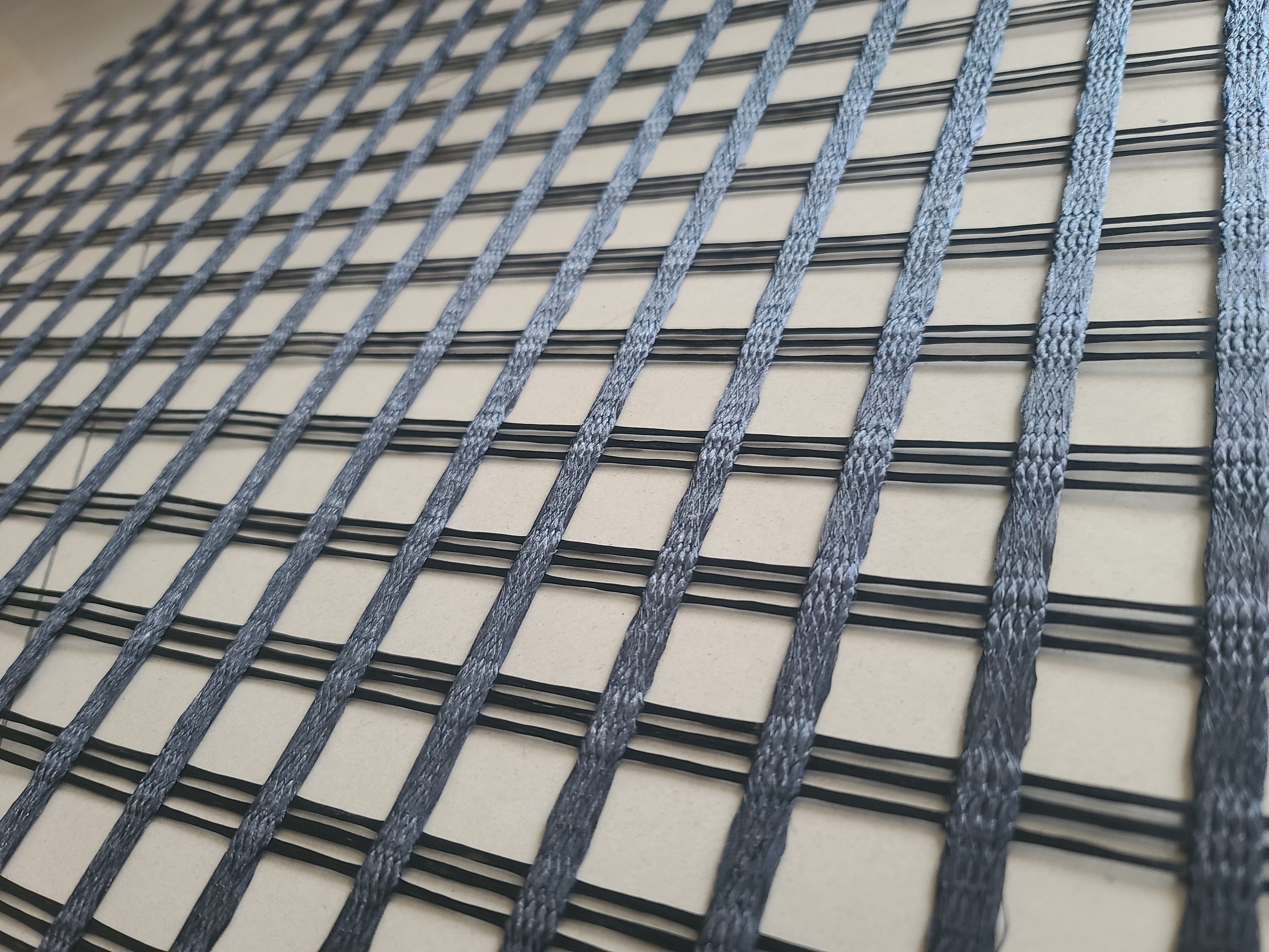 Wand- und Böschungsverstärkung Polyester PET Uniaxiales Geogitter